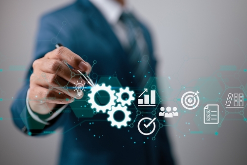 In,The,Hands,Of,A,Businessman,,A,Virtual,Innovation.,Business