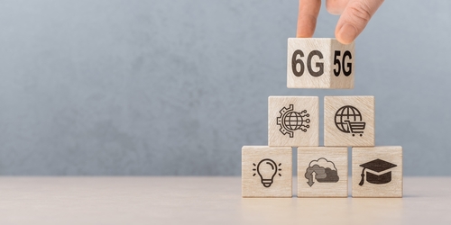 6g,Network,Technology.,Hand,Turns,Wooden,Cube,And,Changes,Sign